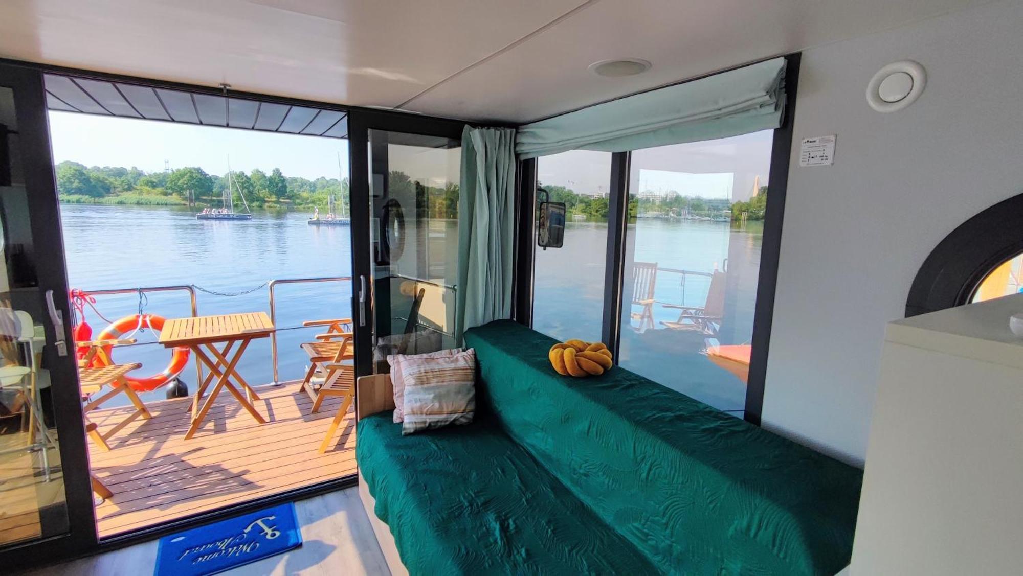 Houseboat Water Boy Apartament Plywajacy Dom Na Wodzie Lodz Apartment Wrocław Exterior foto